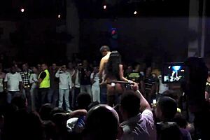 Latina Strips Naked At Colombian Salsa Club