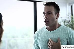 Lesbian step sister experiments with crazy family dynamics