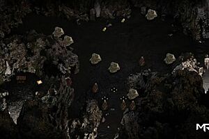 Treasure hunters find artifact to continue passage in game