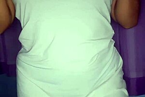 i'm a sexy latina showing off in a video call