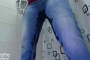 Oh man, that peeing desperation in jeans is intense!