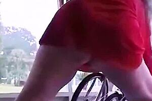 hot mature mommavee visits her step cousin for some naked yoga fun