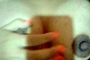 Her small natural tits crave attention during the intimate massage.