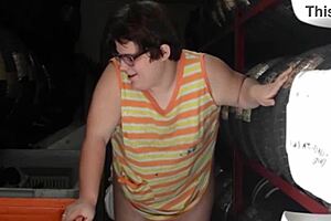 Hey, Claudia Marie is fucking between those tires like crazy