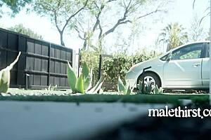 Stressful Cinema Blowjob Makes Gay Virgin Lose Virginity Bareback