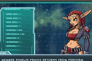 Princess Teases Cock in Anime Hentai Orgasm