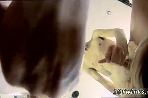 Cute Twink Boys Engaging in Intense Gay Fucking by the Pool