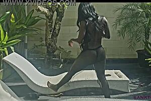 Sanktor 109 features sexy ebony solo masturbation