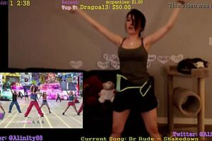 alinity shakes her sexy ass and tits in this hot dance.