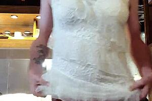 sexy shemale with big tits models panties for you