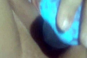fucking my wet shaved pussy with dino dildo after cum fill