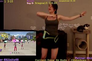 alinity shakes her sexy ass and tits in this hot dance.