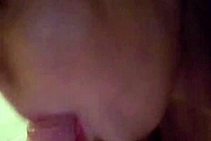 deepthroat her pov with monster cock