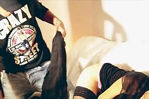 in my domination fetish i fuck this tied up girl and cum in her mouth she's so horny when i fuck her