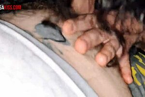 Hey, watch my wife sucking my stepbrother's dick like a pro.