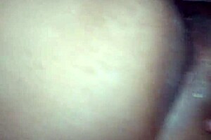 Feeling intense pleasure eating mature woman doggy style.