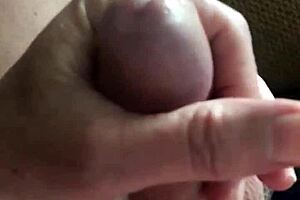 Slow motion masturbation with cumshot orgasm close up?