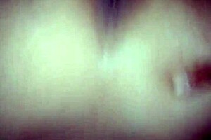 Feeling intense pleasure eating mature woman doggy style.