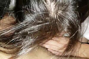 Slut wife sucks my dick intensely