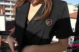 natalia, that young slut with small tits, gets in 3some group