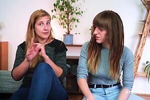 nicky and kate reach orgasm through intense fingering!