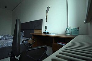 Cheating wife gets anal on desk with husband’s friend while he’s away