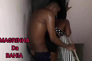 Quick Outdoor Assfucking in Construction Site with Young Black Guy!