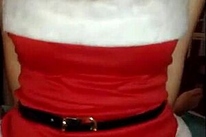 sex with santas wife leads to cowgirl riding pov orgasm and creampie with blonde slut teen 18+