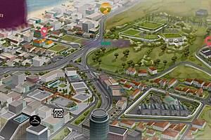 Peeping on stepsis bathing in hentai game turns into unexpected sex