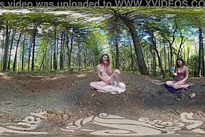 Yanks Tattooed Turquoise Cums Outdoors In Vr Video