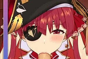 i'm so excitd for houshou's new hentai scens with blowjob and sex