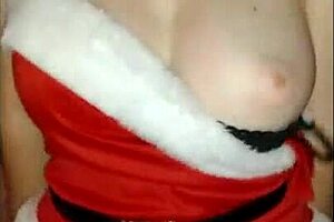 sex with santas wife leads to cowgirl riding pov orgasm and creampie with blonde slut teen 18+