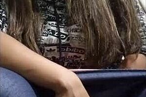 Latina gets dirty waiting for boyfriend's first time