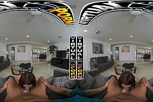 Laya rae with braces feels intense fucking in vr