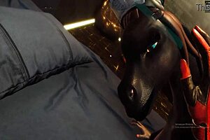 Raw Sex with a Furry Mare-Maid.