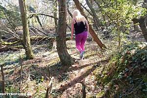 Horny Hiking Leads to Cock Sucking in Woods Cumshot