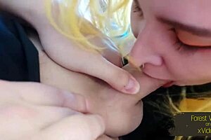 Public Prolapse Humiliation with Fisting and Feet Licking on Street