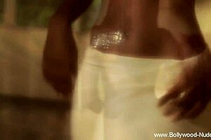 Indian Brunette Dances to Forbidden Sensual Music