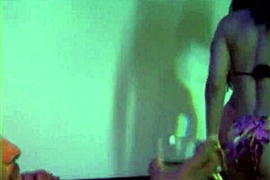 Black Babe Bends Over For Double Cock Cumshot In Group Fuck