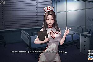 Surprise handjob from naughty nurse Yui!