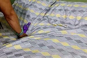 athletic milf using rotating dildo for intense fitness masturbation