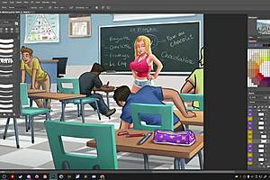 Join Darkcookie in Summertime Saga gameplay on Picarto!