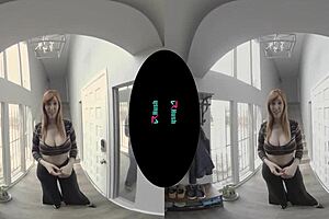 Watch sexy red head Lauren Phillips’ story of sexual adventure on a lavish casting table