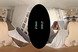 Watch sexy red head Lauren Phillips’ story of sexual adventure on a lavish casting table