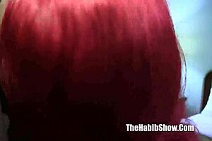 Laylared in ghetto gangbang threesome with bbc stretching her