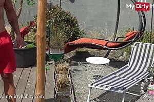 Astonishing blonde's wet pussy filled with cum in rough riding and blowjob