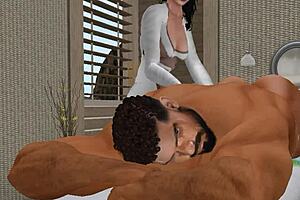 Cam Heyward's Huge Cock Gets Massaged