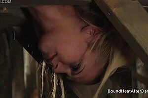 Mistress Watches Bound Handmaiden Masturbate