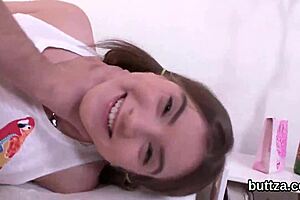 this slim teen 18+ is half-naked and getting her anal stretched wide open, you know?