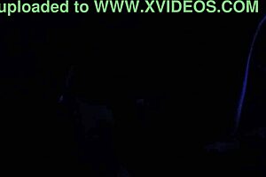 carrie b engages in blacklight sex showcasing small tits and fetish desires